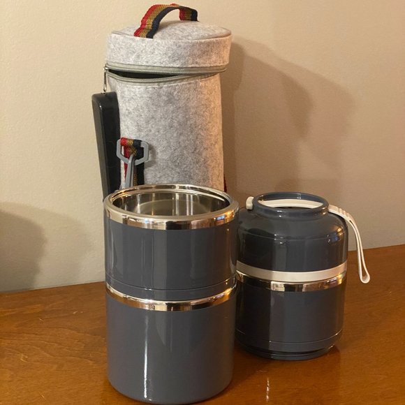 Thermal Lunch box, food storage container, 3 layers thermal lunch box - Picture 4 of 5